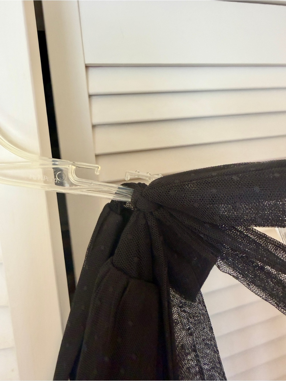 In Bloom Black V-Neck Maxi Tulle Dress - Picture 6 of 11